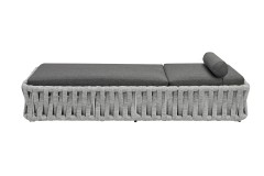 БИАРРИЦ шезлонг лежак алюминий роуп