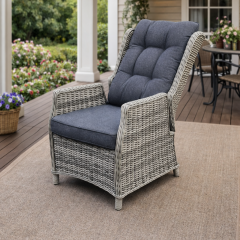 Кресло-реклайнер LUIZA  серое