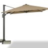 "Римини" зонт уличный 3х3м на боковой алюминиевой опоре, тент бежевый