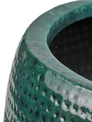 Кашпо TREEZ Effectory Iron зелёный антик эмаль