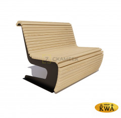 Скамейка «Сквер» (1,2 м ангарская сосна)