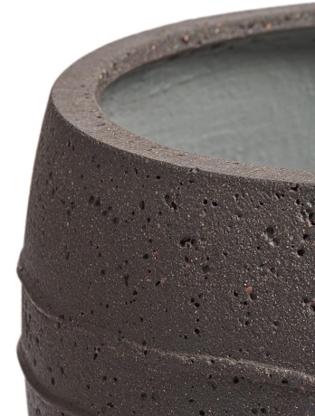 Кашпо Амфора черный песок