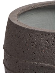 Кашпо Амфора черный песок