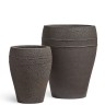 Кашпо Амфора черный песок