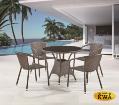 Комплект плетеной мебели T197ANS-W53/Y137C-W53 Brown 4Pcs