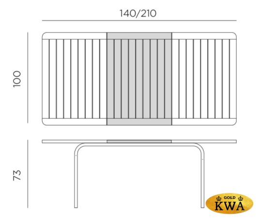 Стол пластиковый раздвижной