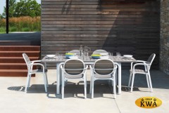 Стол пластиковый раздвижной