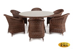 &quot;Эспрессо–150 R&quot; обеденная группа плетеная, цвет коричневый