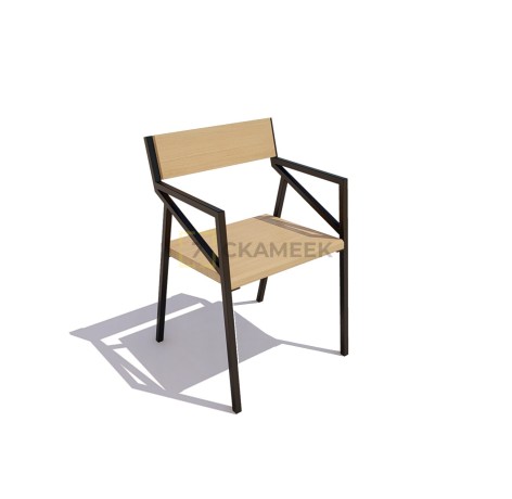 Барный стул «Трапеза» (брус бук)