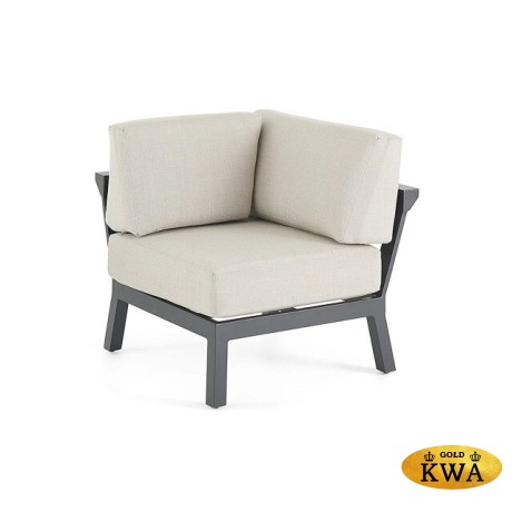 Угловой диван из алюминия Graphite