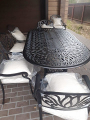 Комплект литой мебели из алюминия Alexander VIII