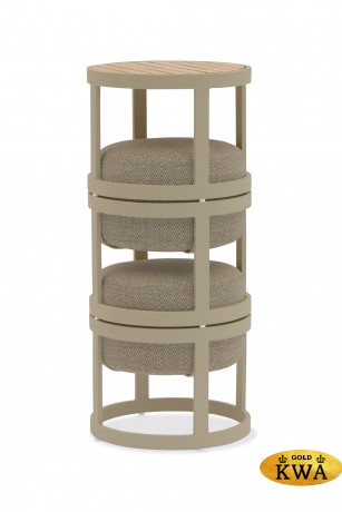 Tumba Комплект бежевый/коричневый, алюминий