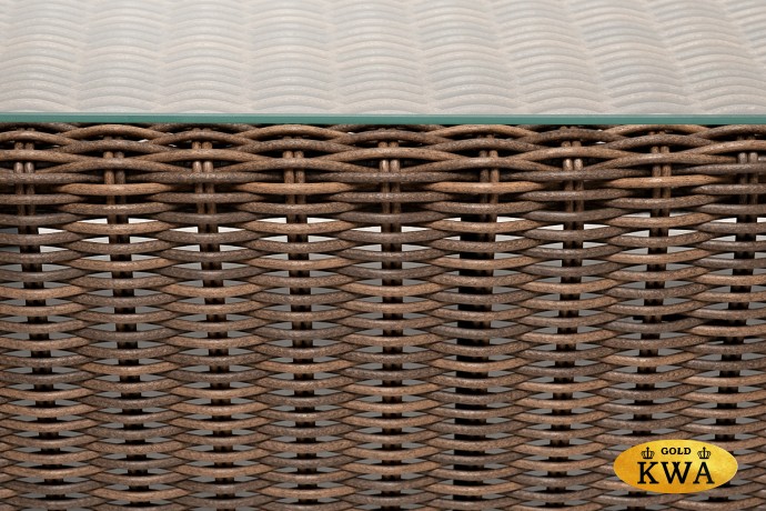 "Боно" журнальный столик из искусственного ротанга, цвет коричневый