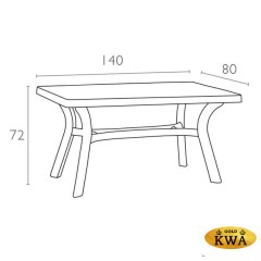Стол пластиковый обеденный