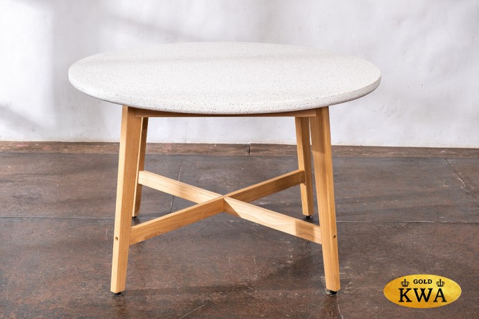 Стол обеденный из тика TALARA круглый 120 см  Joygarden