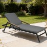 НИЦЦА шезлонг лежак алюминий текстилен