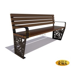 Скамейка «Ромашка» (1.2 ангарская сосна,40х60)