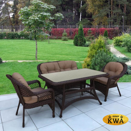 Комплект плетеной мебели T130Br/LV520