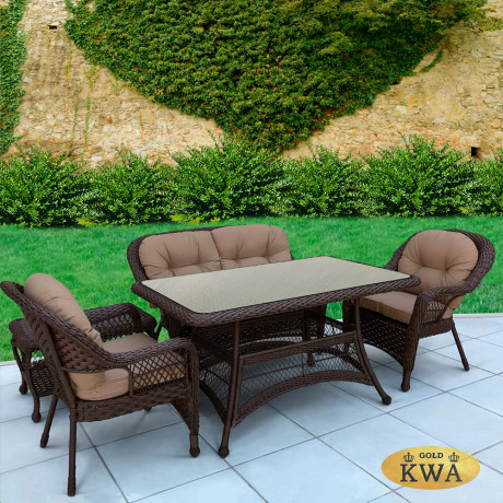 Комплект плетеной мебели T130Br/LV520