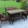 Комплект плетеной мебели T130Br/LV520