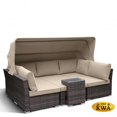 Диван-трансформер из искусственного ротанга AFM-320B Brown