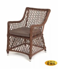 "Латте" плетеное кресло из искусственного ротанга, цвет коричневый