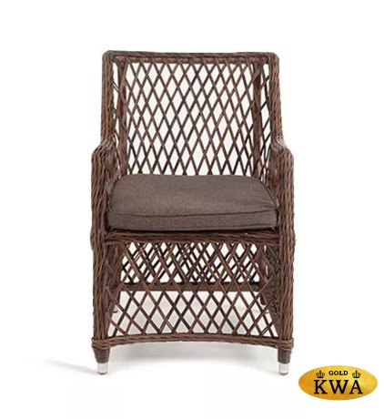 "Латте" плетеное кресло из искусственного ротанга, цвет коричневый