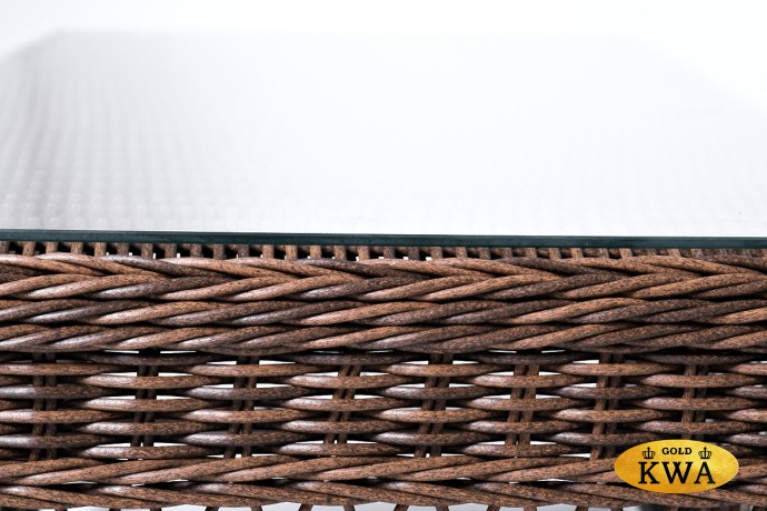 "Асти" лаунж-зона из искусственного ротанга на 4 персоны, цвет коричневый