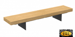 Лавочка Гиада комфорт 3 м