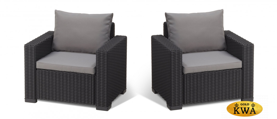 Комплект пластиковых кресел California