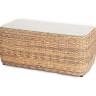 "Кальяри" журнальный столик из искусственного ротанга (гиацинт), цвет соломенный