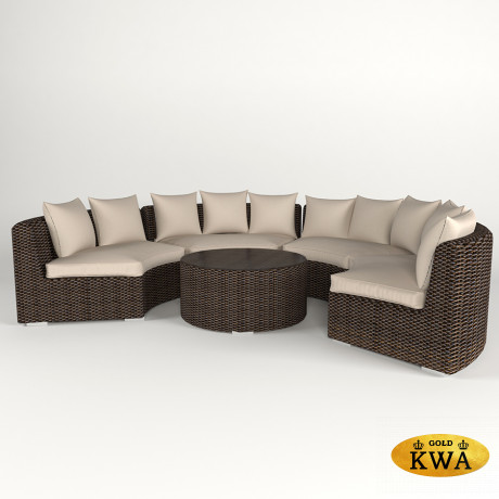 Диван модульный круглый "Малага"