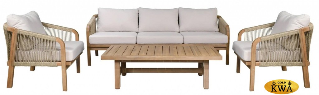 Диван деревянный трехместный