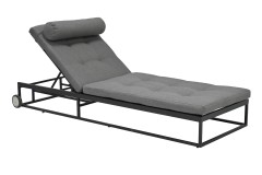 КИОТО шезлонг лежак алюминий текстилен
