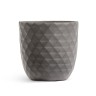 Кашпо TREEZ ERGO Diamond Чаша-конус Мокко д-30, в-29 см