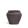 Кашпо Treez Ergo Nero Чаша-амфора Чёрный туф в-46 см, д-54 см