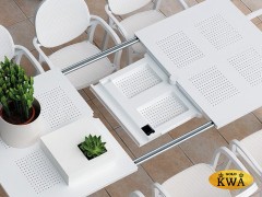 Стол пластиковый раздвижной