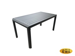 Обеденный стол из алюминия Graphite 140