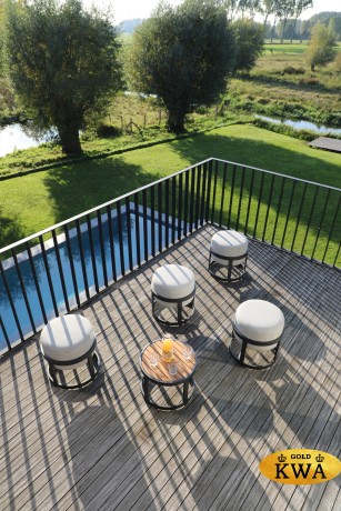 Tumba Комплект бежевый/коричневый, алюминий