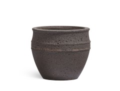 Кашпо Treez Ergo Italica Чаша черный песок в-33, д-41 см