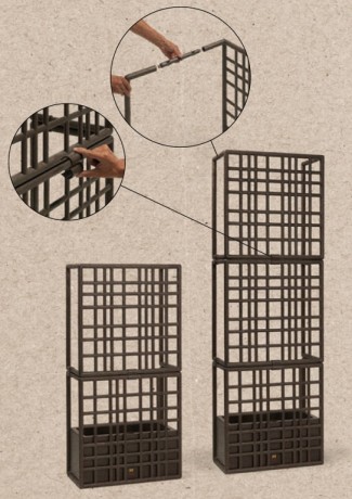 Кашпо пластиковое модульное