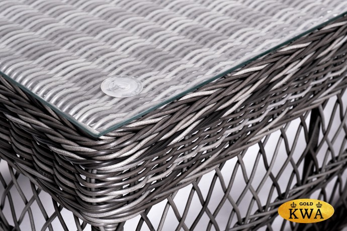 "Асти" лаунж-зона из искусственного ротанга на 6 персоны, цвет графит