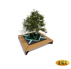 Модульная скамейка «Хеопс» с подсветкой