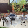 Комплект мебели Fuji из литого алюминия для сада