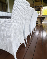 Обеденный комплект плетеной мебели Ривьера