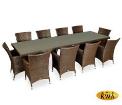 Обеденный комплект плетеной мебели Ривьера