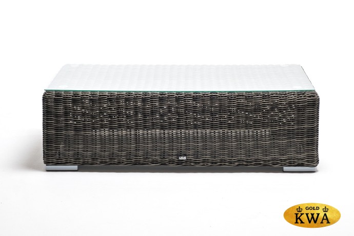 "Боно" журнальный столик из искусственного ротанга, цвет графит