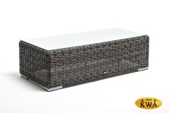 "Боно" журнальный столик из искусственного ротанга, цвет графит