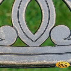 Обеденный стол из литого алюминия WILHELM