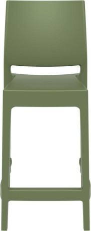 Стул пластиковый полубарный